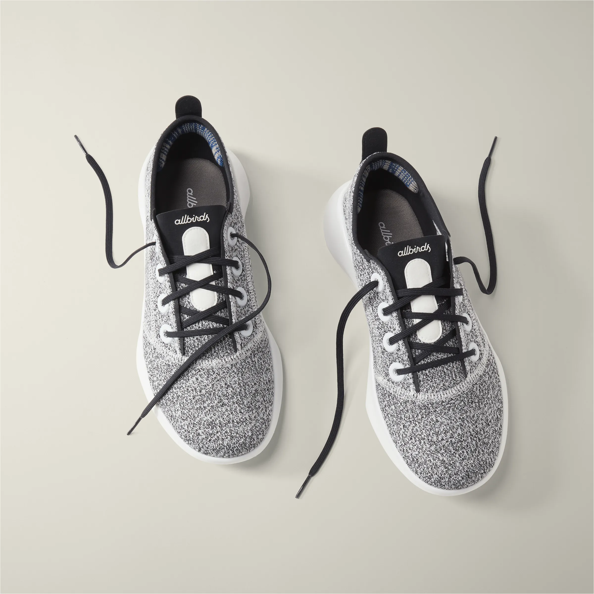 Men's SuperLight Tree Runners - Blizzard/Natural Black (Blizzard Sole) sold by allbirds product image thumbnail 4
