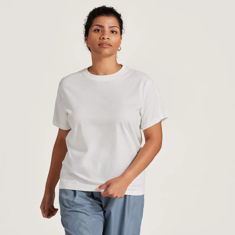 Women's Allgood Cotton Tee - Blizzard sold by allbirds