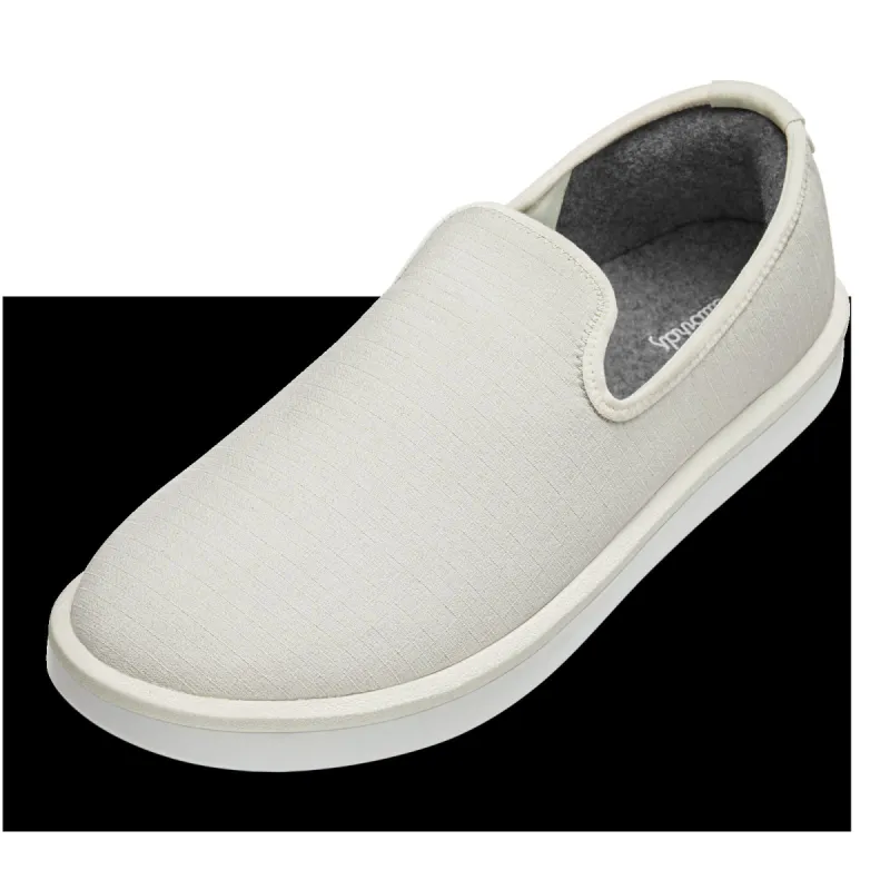 Men's Wool Lounger Woven - Natural White (Blizzard Sole) made by allbirds