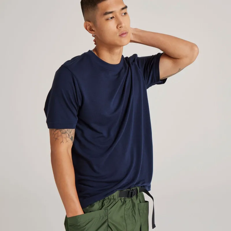 Men's Sea Tee - Navy Night made by allbirds