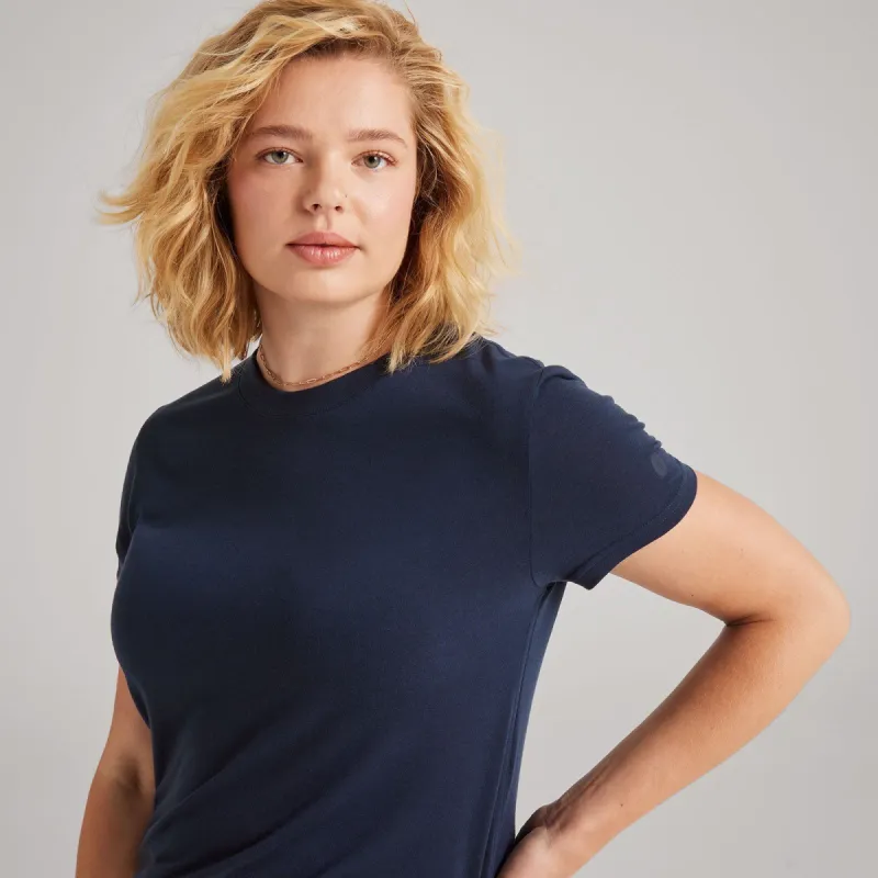 Women's Sea Tee - Classic Fit - Navy Night sold by allbirds