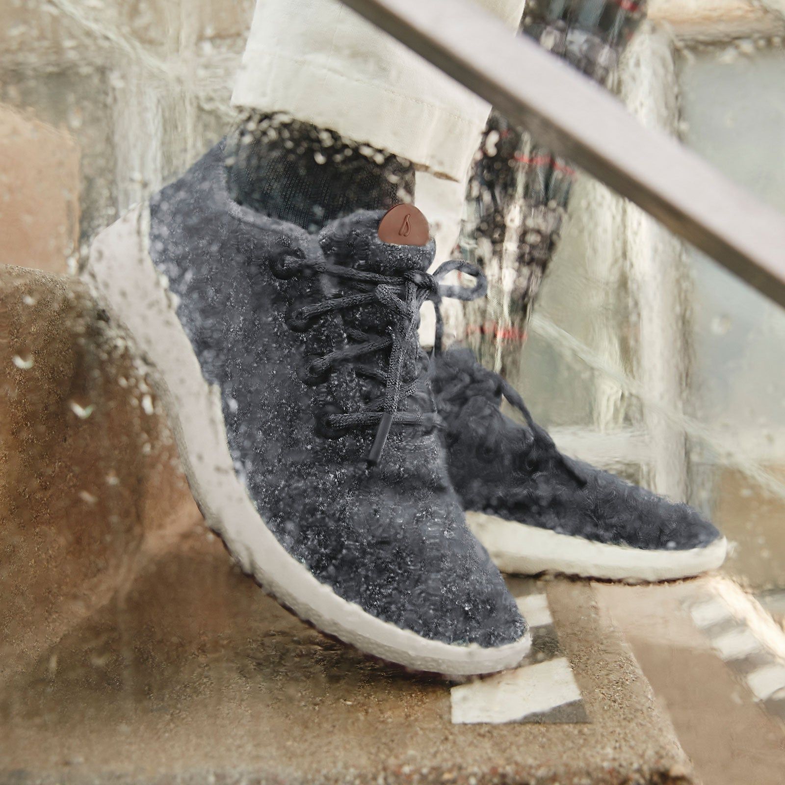Men's Wool Runner Mizzles - Dapple Grey (Cream Sole) sold by allbirds product image thumbnail 2
