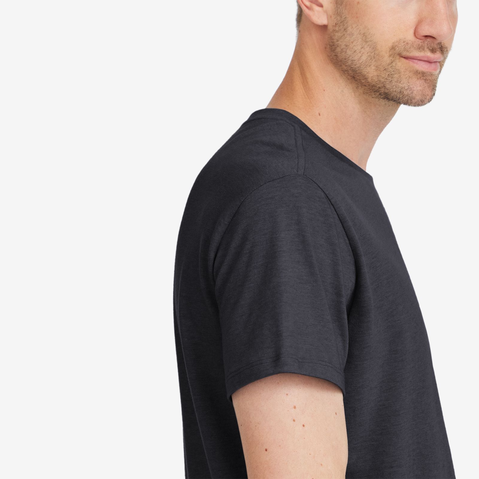 Men's Anytime Tee - Natural Black sold by allbirds product image thumbnail 3