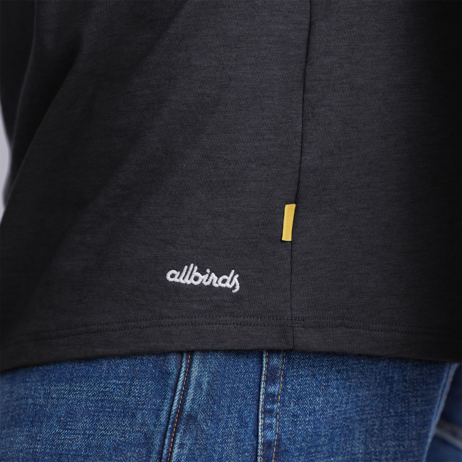 Men's Anytime Tee - Natural Black sold by allbirds product image thumbnail 4