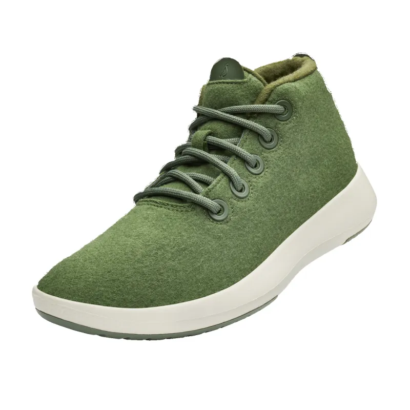 Men's Wool Runner-up Mizzles - Thunder Green (Natural White Sole) sold by allbirds