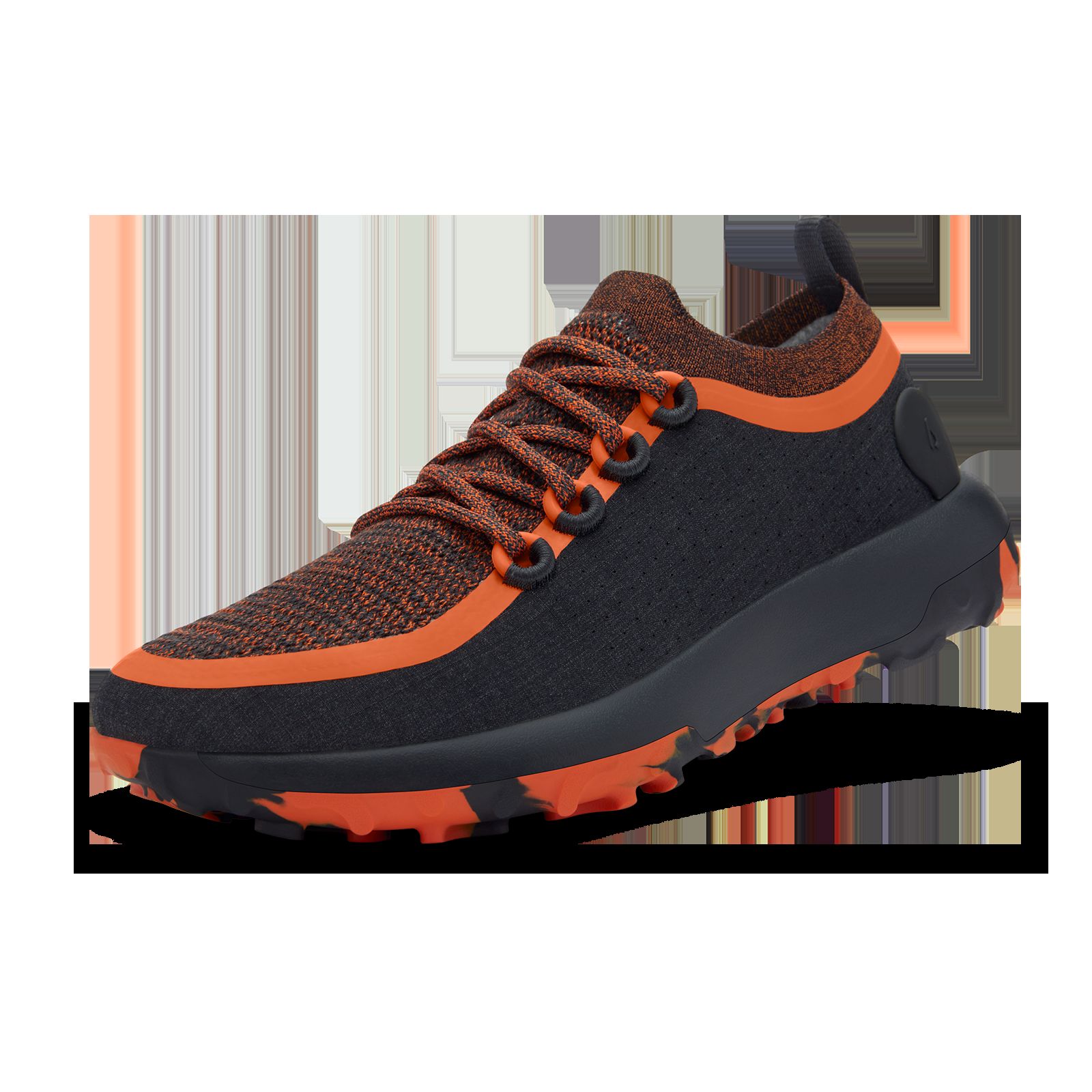 Men's Trail Runners SWT - Natural Black (Buoyant Orange Sole) sold by allbirds