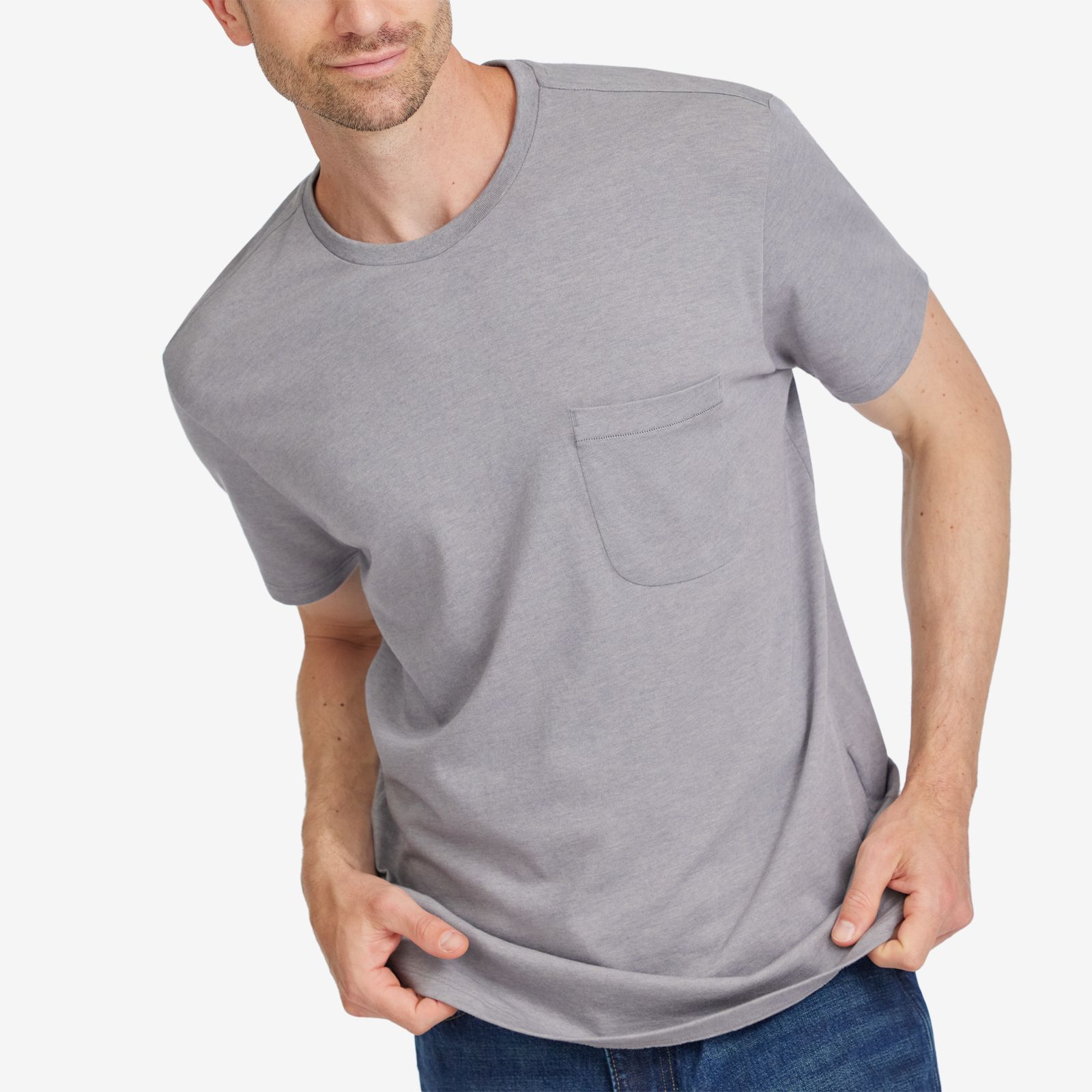 Men's Anytime Tee - Medium Grey sold by allbirds product image thumbnail 3
