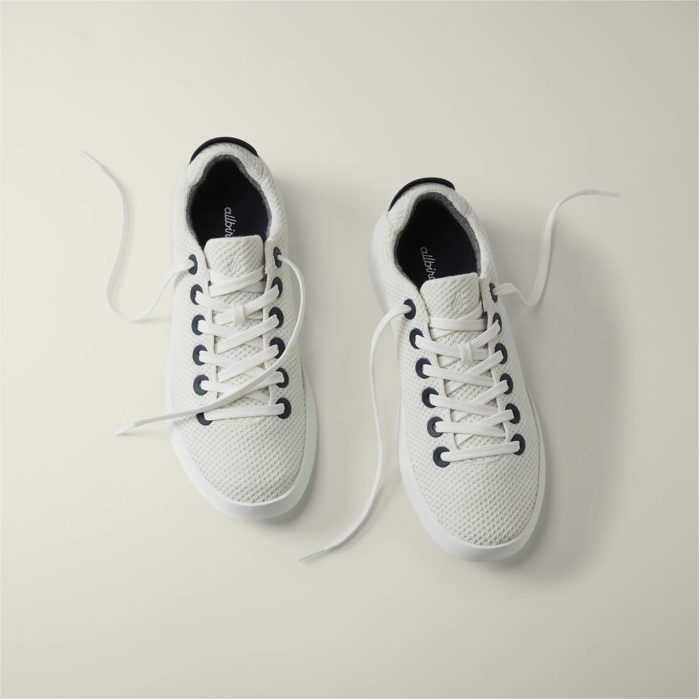 Women's Tree Pipers - Natural White/True Navy (Blizzard Sole) sold by allbirds product image thumbnail 4