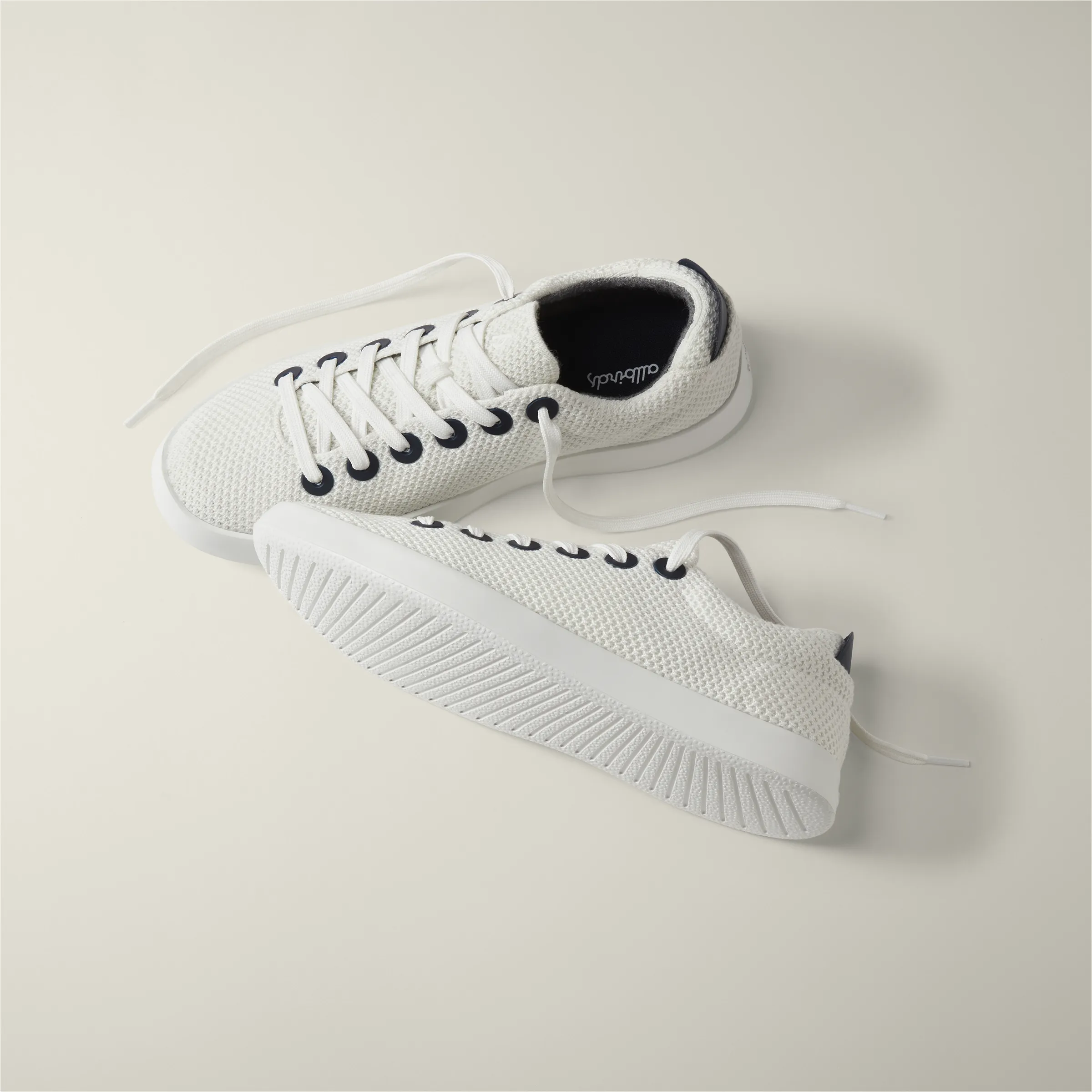 Women's Tree Pipers - Natural White/True Navy (Blizzard Sole) sold by allbirds product image thumbnail 5