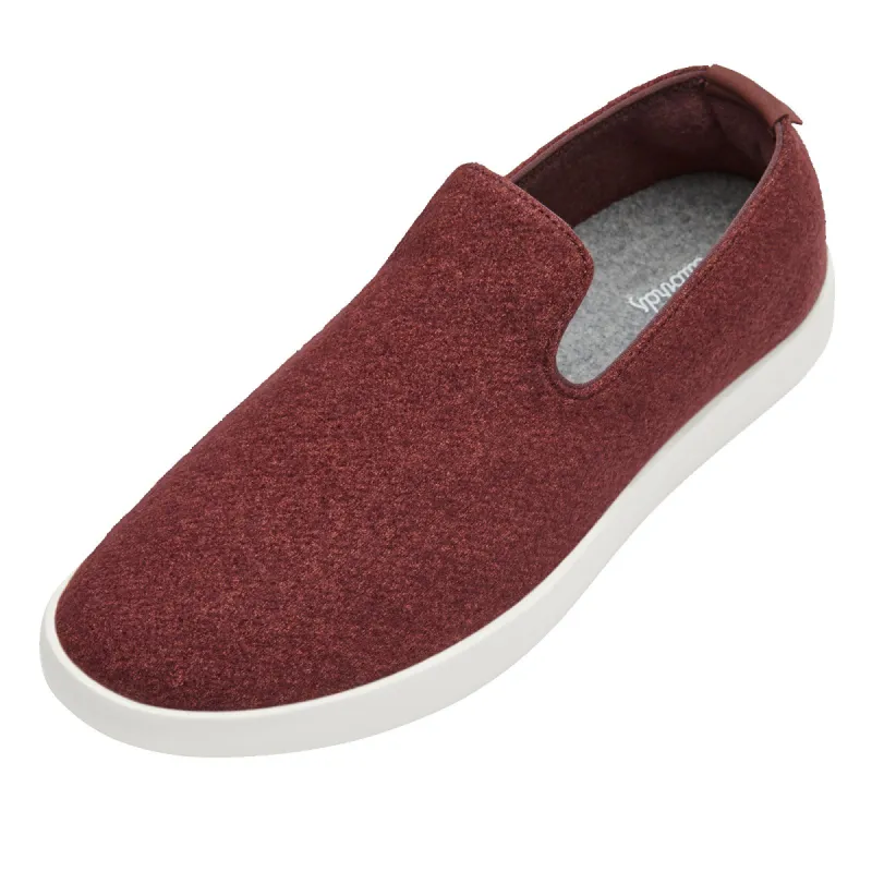 Women's Wool Loungers - Hazy Burgundy (Natural White Sole) sold by allbirds