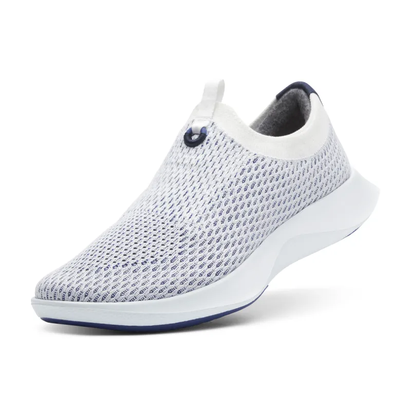 Women's Tree Dasher Relay - Blizzard/Hazy Cobalt (Clarity Blue Sole) sold by allbirds