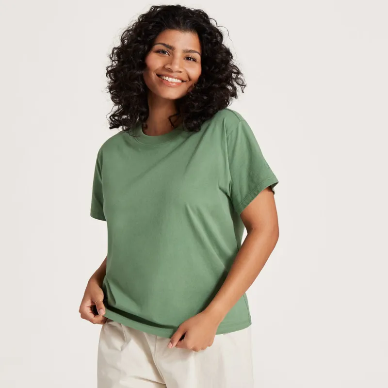 Women's Allgood Organic Cotton Tee - Hazy Cargo sold by allbirds