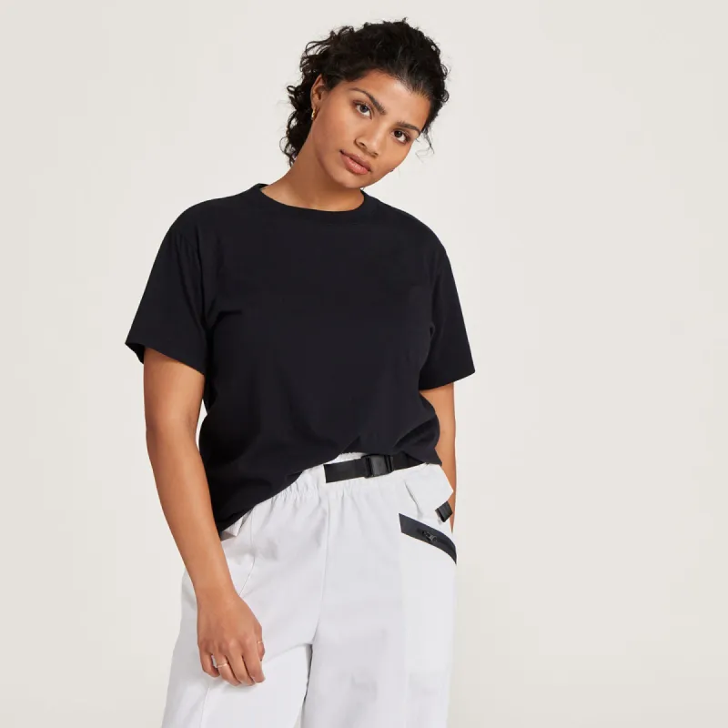 Women's Allgood Organic Cotton Tee - Natural Black sold by allbirds