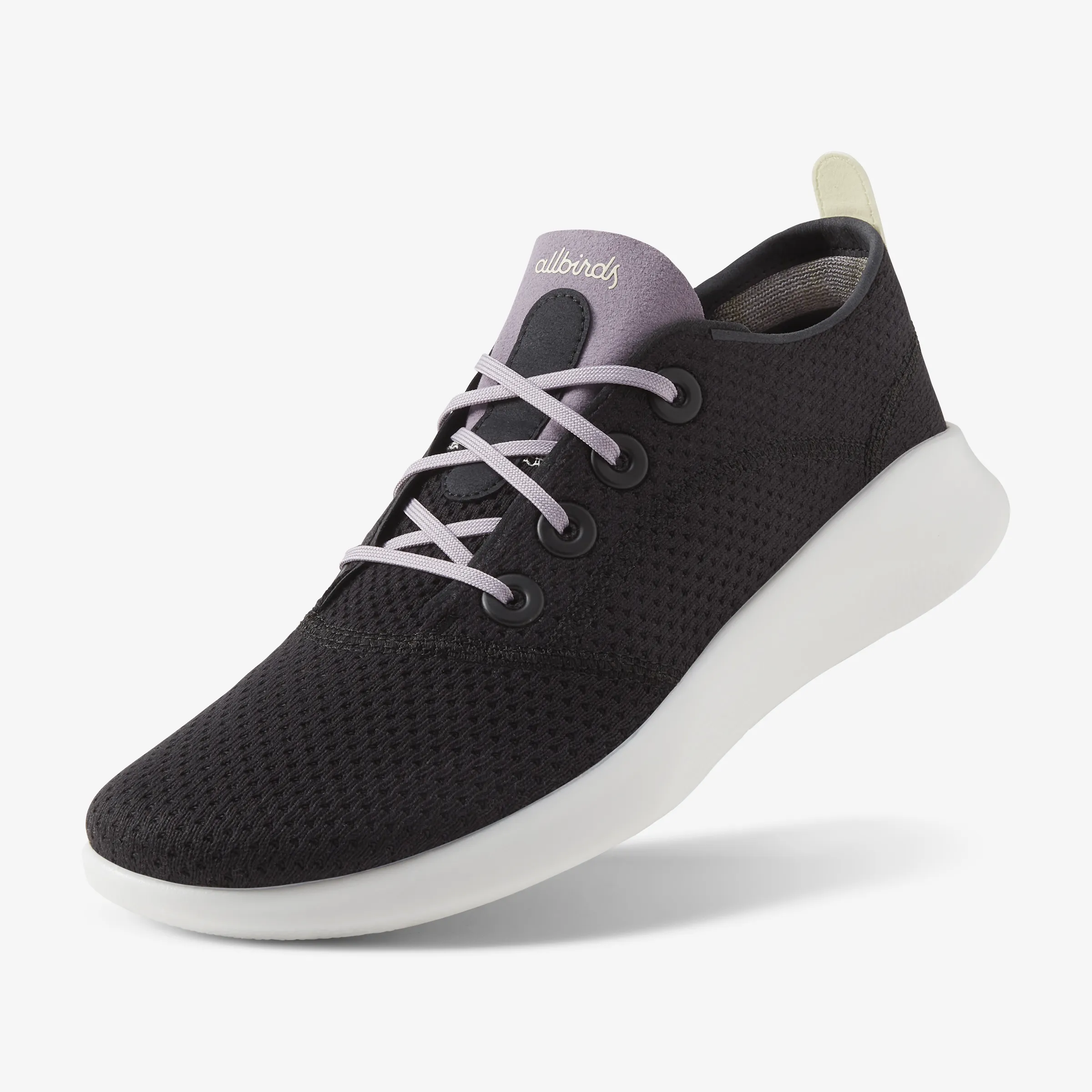 Men's SuperLight Tree Runners - Natural Black/Rugged Purple (Blizzard Sole) sold by allbirds