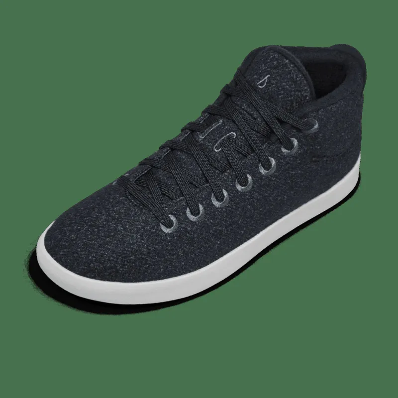 Men's Wool Piper Mids - Heathered Black (White Sole) sold by allbirds