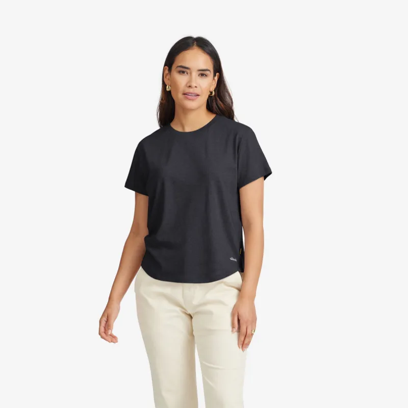 Women's Anytime Tee - Natural Black sold by allbirds