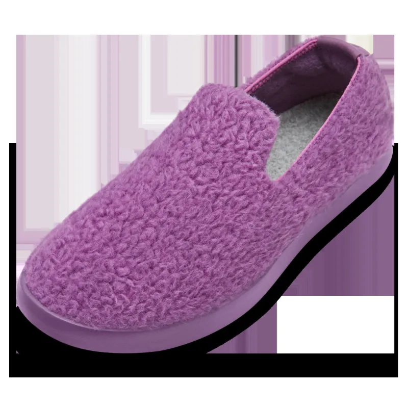 Women's Wool Lounger Fluffs - Lux Purple (Lux Purple Sole) sold by allbirds
