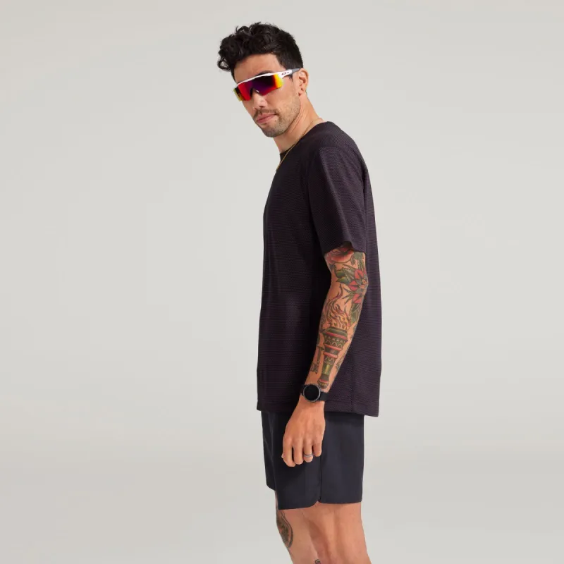 Men's Natural Run Tee - Natural Black sold by allbirds