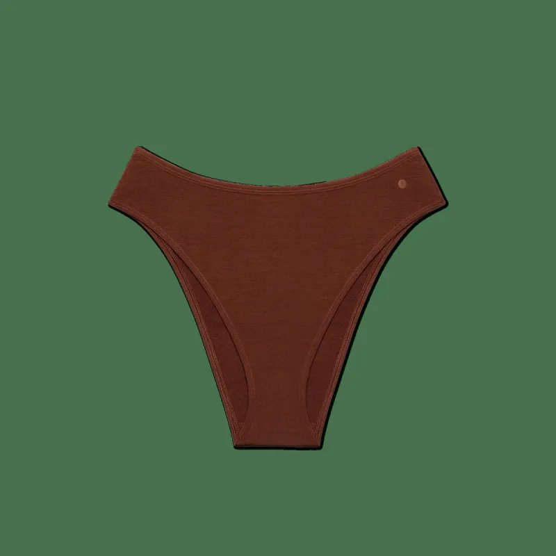 Women's Trino® Bikini Brief - Aubergine made by allbirds