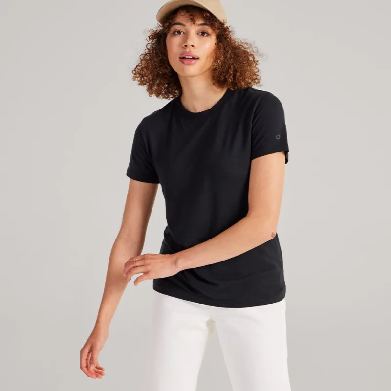 Women's Sea Tee - Classic Fit - Natural Black sold by allbirds