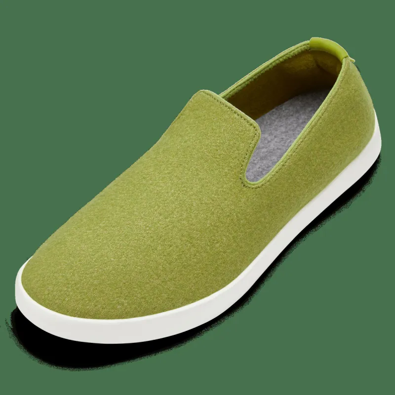 Women's Wool Loungers - Hazy Lime (Natural White Sole) sold by allbirds