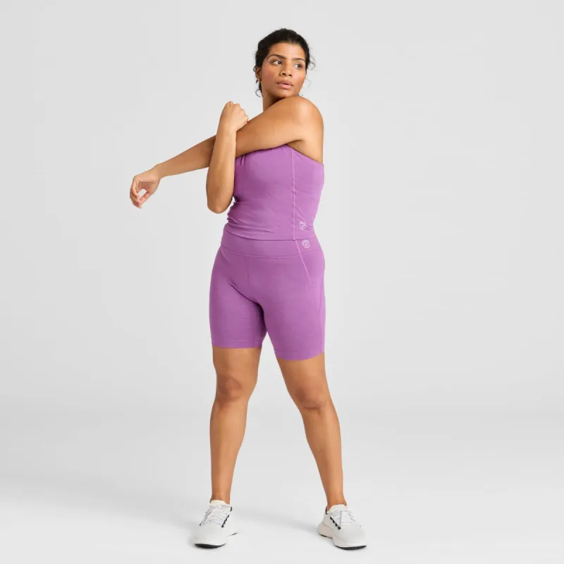 Women's Natural Bike Short - Lux Purple sold by allbirds