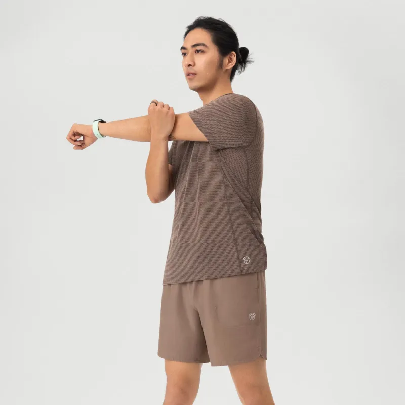 Men's Natural Run Short - Hazy Cocoa sold by allbirds