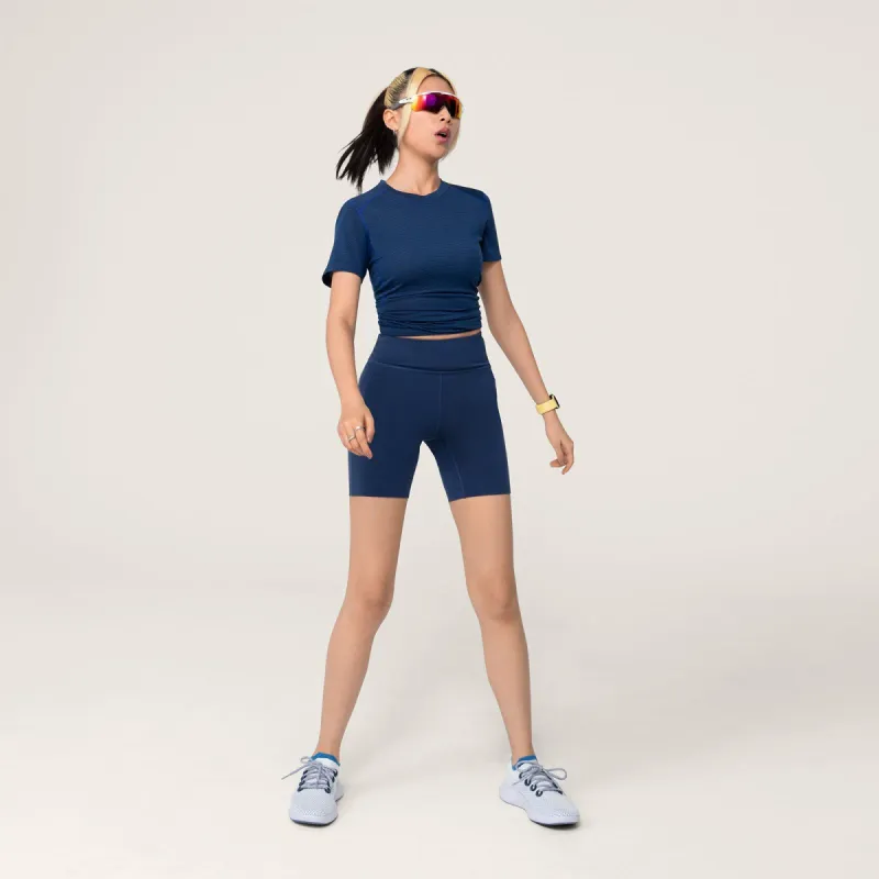 Women's Natural Bike Short - True Navy sold by allbirds