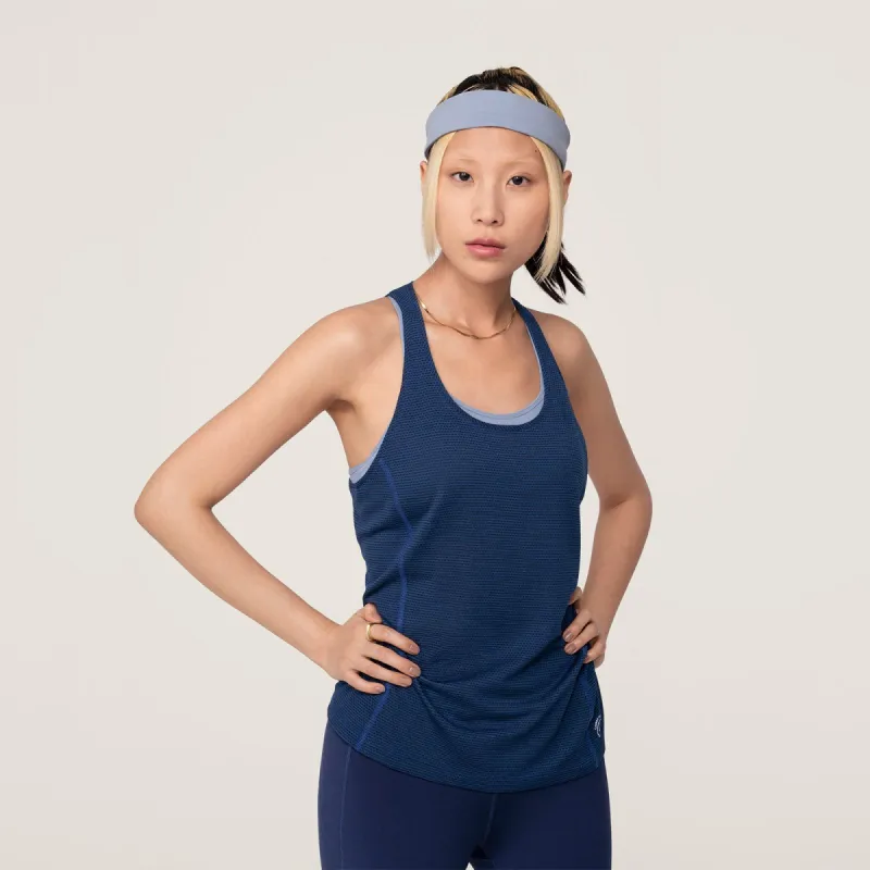Women's Natural Run Tank - True Navy sold by allbirds