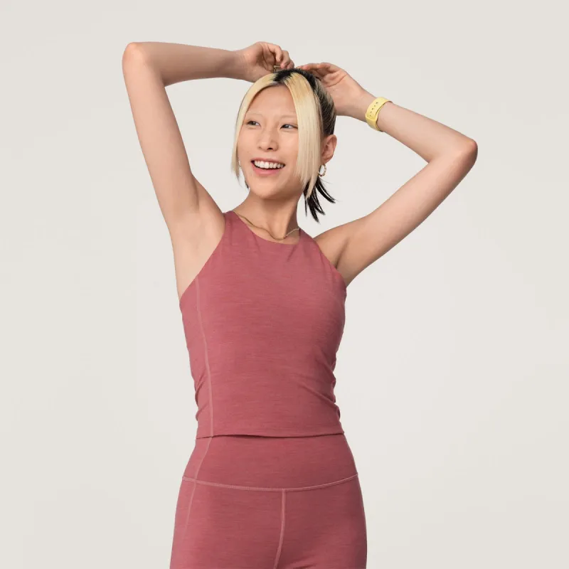 Women's Natural Run Form Tank - Hazy Sienna sold by allbirds