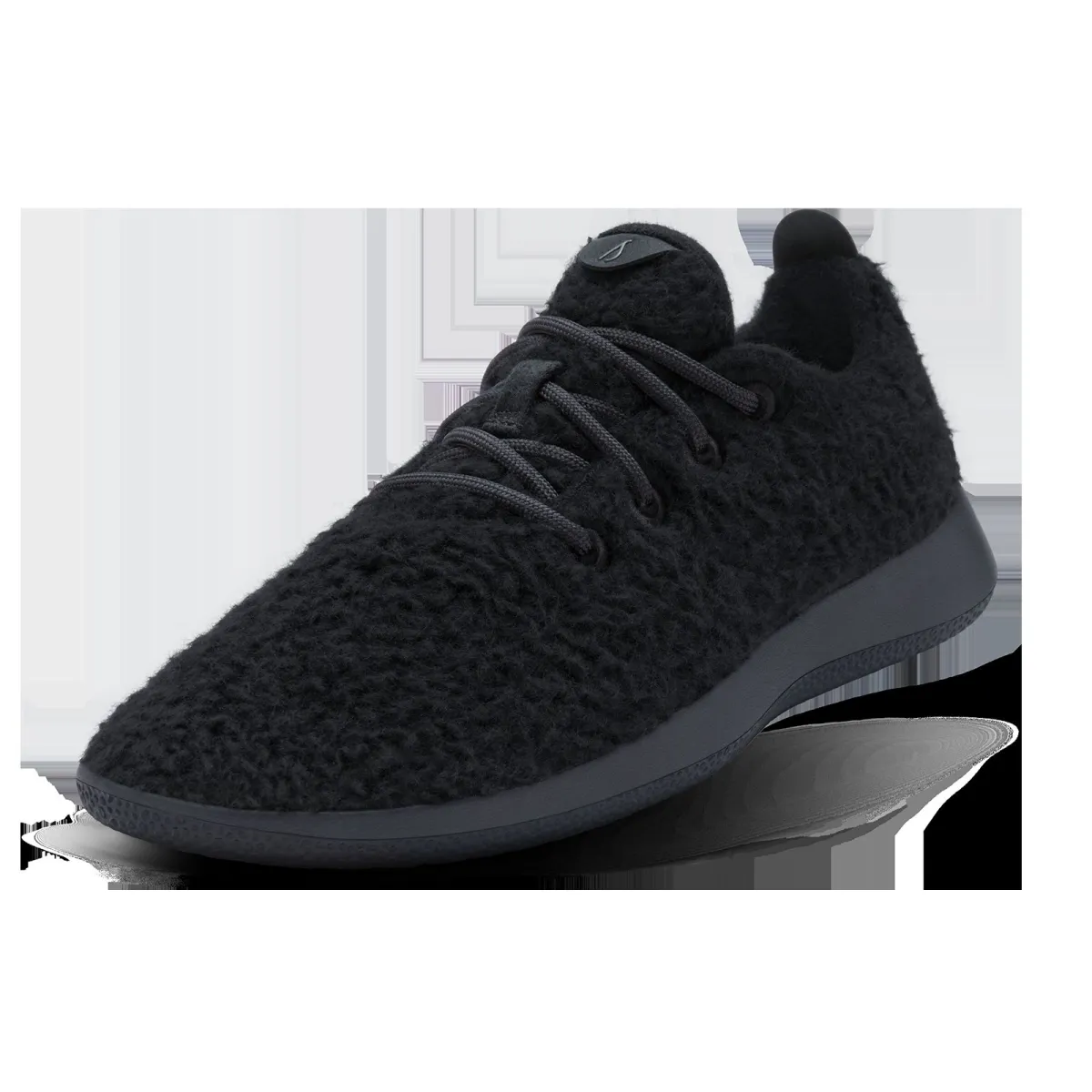 Men's Wool Runner Fluffs - Natural Black (Black Sole) sold by allbirds