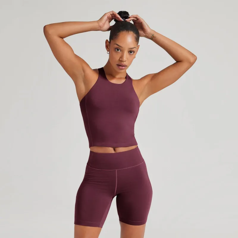 Women's Natural Run Form Tank - Aubergine sold by allbirds