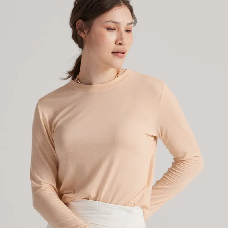 Women's Long Sleeve Sea Tee - Aspen sold by allbirds