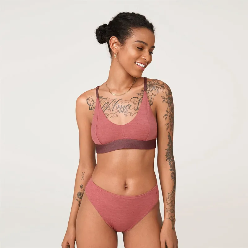 Women's Trino® Triangle Bralette - Hazy Sienna sold by allbirds