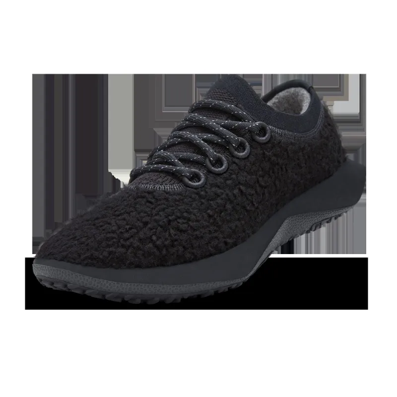 Men's Wool Dasher Fluffs - Natural Black (Natural Black Sole) sold by allbirds