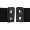 Women Wide Elastic Waist Bow Knot Belts Snap Button sold by Allegra K
