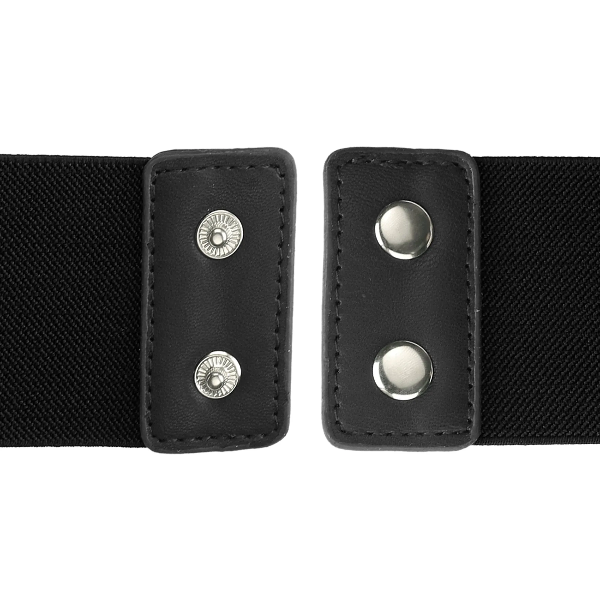 Women Wide Elastic Waist Bow Knot Belts Snap Button sold by Allegra K product image thumbnail 2