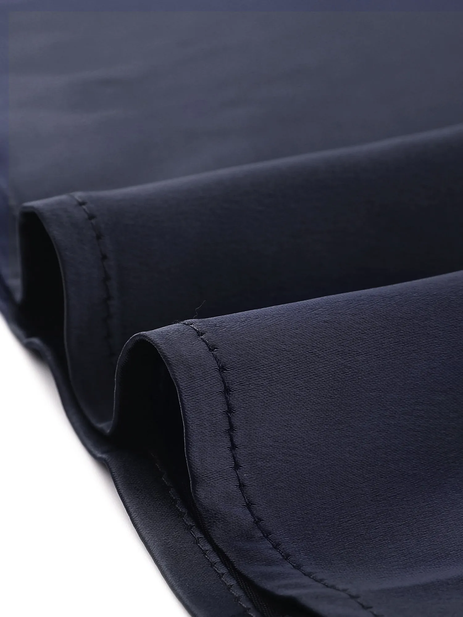 Work Smooth Silky Elegant Button Decor A-Line Satin Dress sold by Allegra K product image thumbnail 5