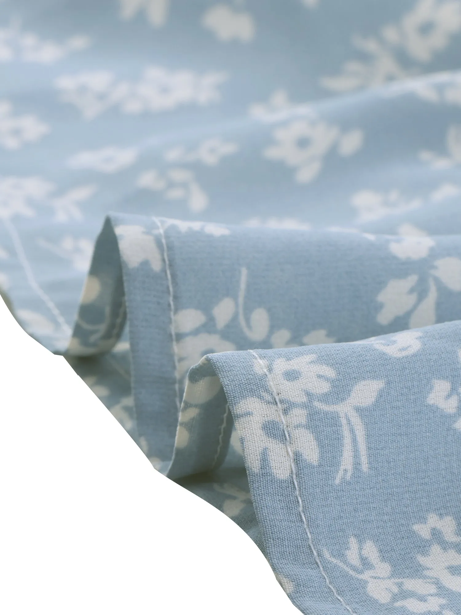 Floral Summer Lace Up Ruffle A-Line Flowy Chiffon Dress sold by Allegra K product image thumbnail 3