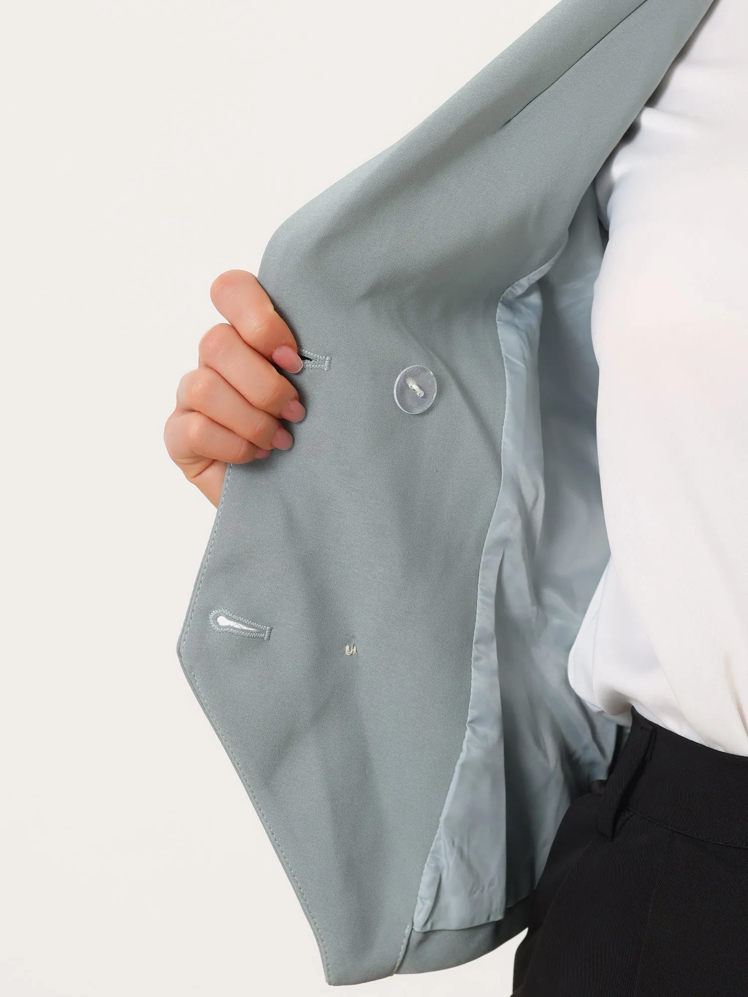 Waistcoat Lapel Collar Dressy Versatile Racerback Suit Vest sold by Allegra K product image thumbnail 4