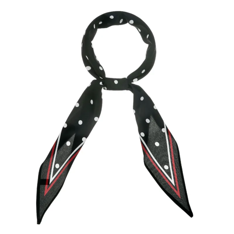 Retro Polka Dot Rhombus Head Neck Scarves Neckerchief Bandana sold by Allegra K