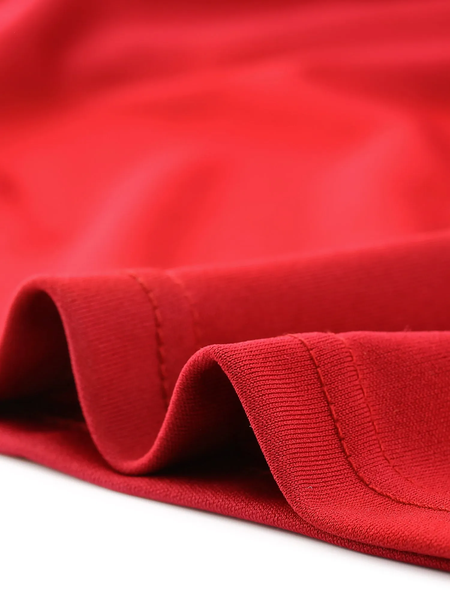 V Neck Twist Front Long Sleeve Peplum Solid Tunics sold by Allegra K product image thumbnail 4