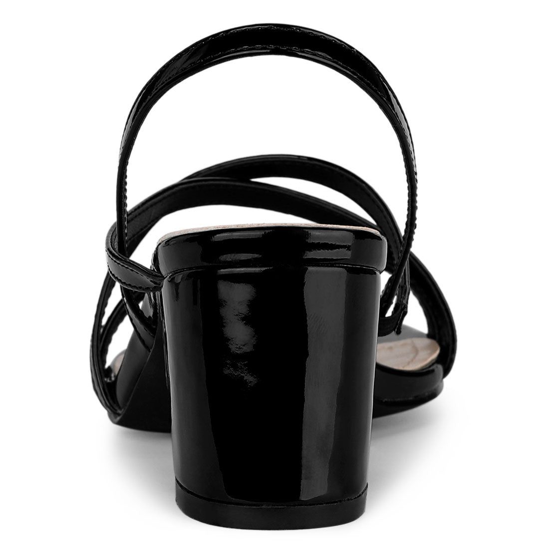 Faux Leather Pointed Toe Kitten Heel Zipper Ankle Booties sold by Allegra K product image thumbnail 5