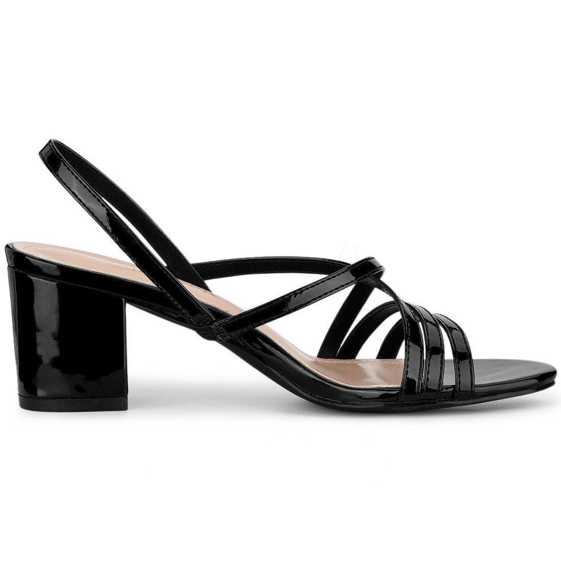 Faux Leather Pointed Toe Kitten Heel Zipper Ankle Booties sold by Allegra K product image thumbnail 3