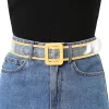 Clear Waist Belt Plus Size Skinny Belts for Jeans Dress sold by Allegra K