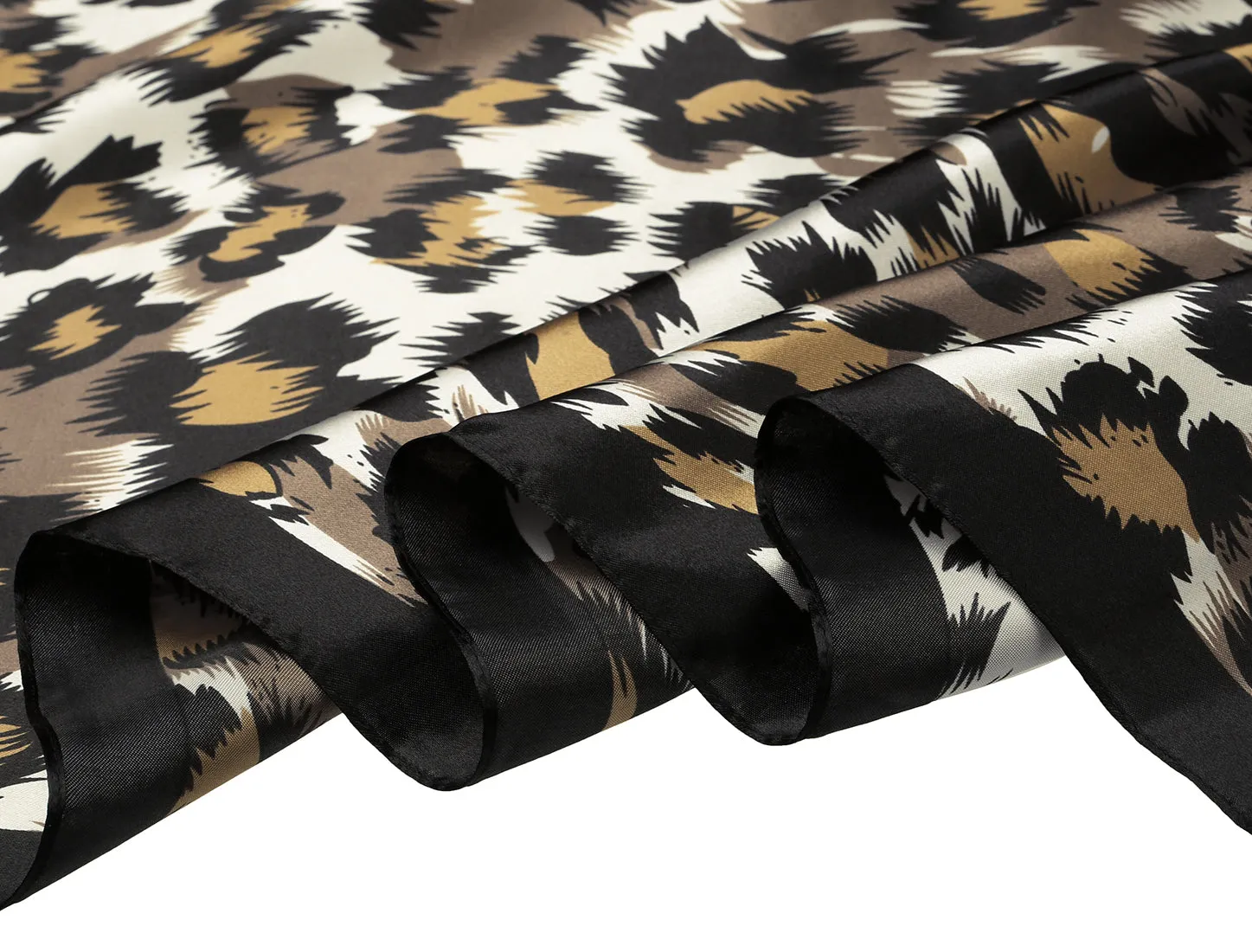 Leopard Printed Square Kerchief Bandana Neck Scarf Neckerchief sold by Allegra K product image thumbnail 4