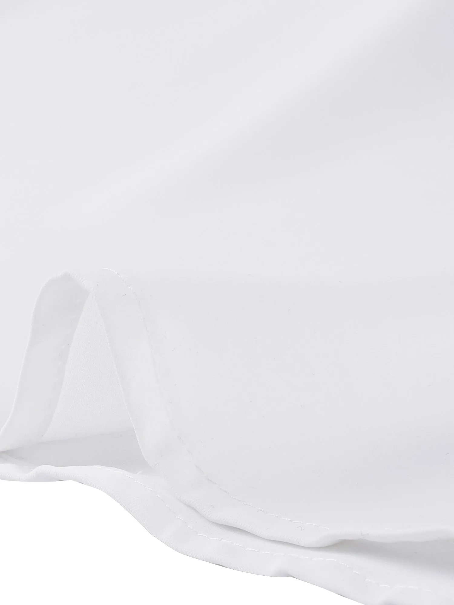 Office Ruffle V Neck Button Decor Sheer Long Sleeve Blouse sold by Allegra K product image thumbnail 4