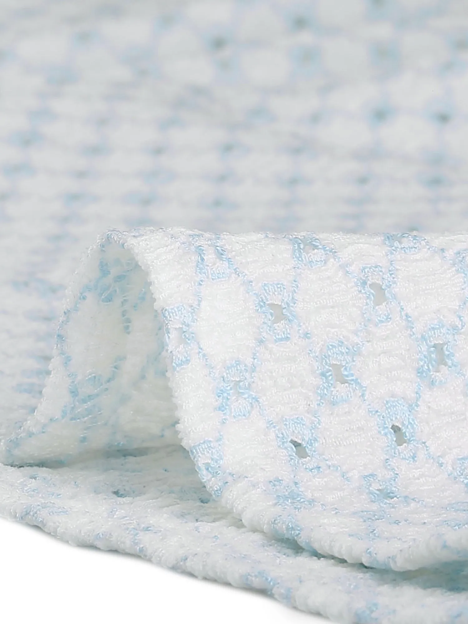 Dots Tops Crew Neck Long Sleeve Hollow Out Elegant Blouse sold by Allegra K product image thumbnail 4