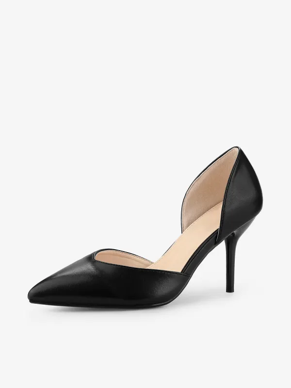 Women's Pointy Toe Slip on Stiletto Heel Pump Sandals sold by Allegra K