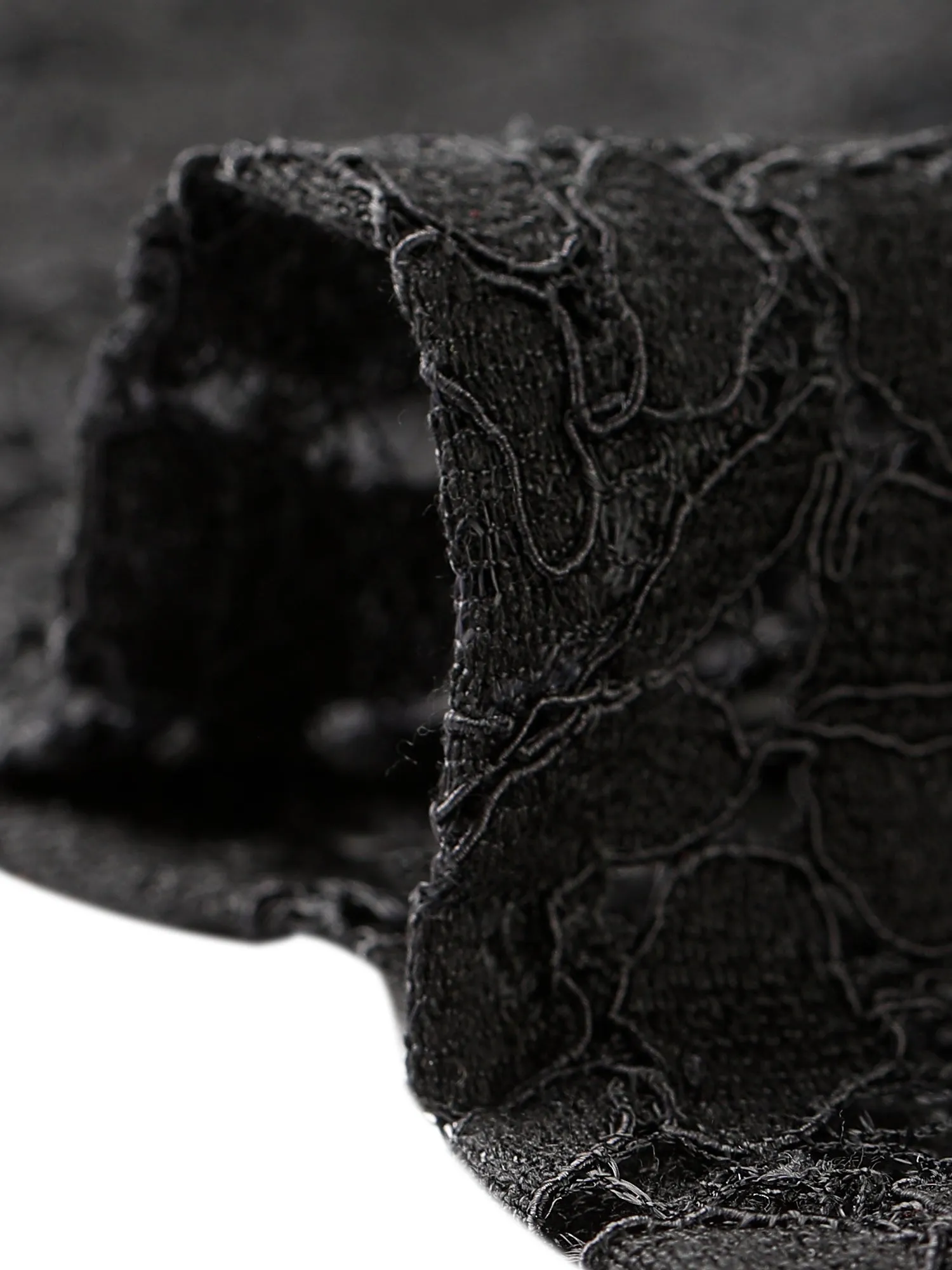 Casual Ruffled Halter Neck Sleeveless Lace Tops sold by Allegra K product image thumbnail 5